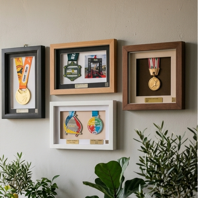 5 Ways to Display Your Race Medals at Home (Without a Drawer)