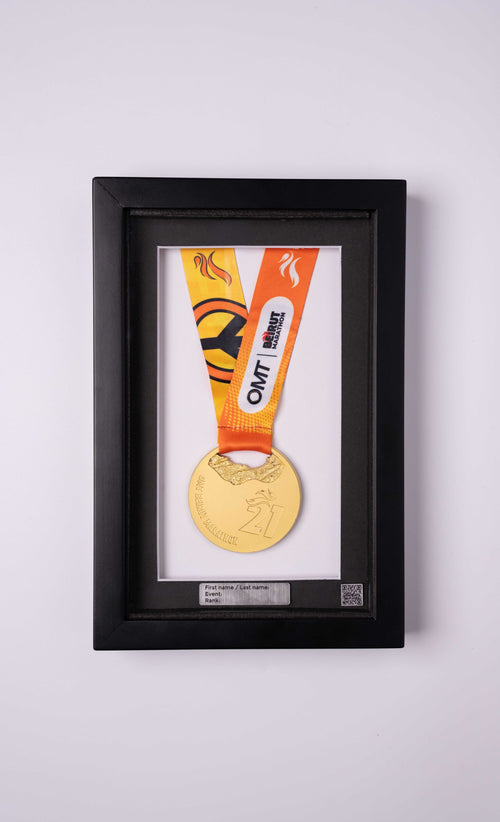 VO2 Memoir medal display frame - ribbon edition - handcrafted Beirut Lebanon